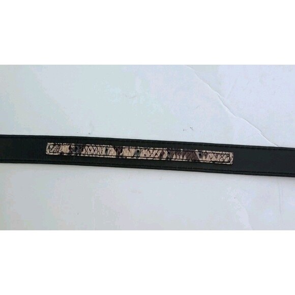 Nine West Reversible Belt Womens Size Small Snake Skin Faux Leather New - Picture 8 of 11